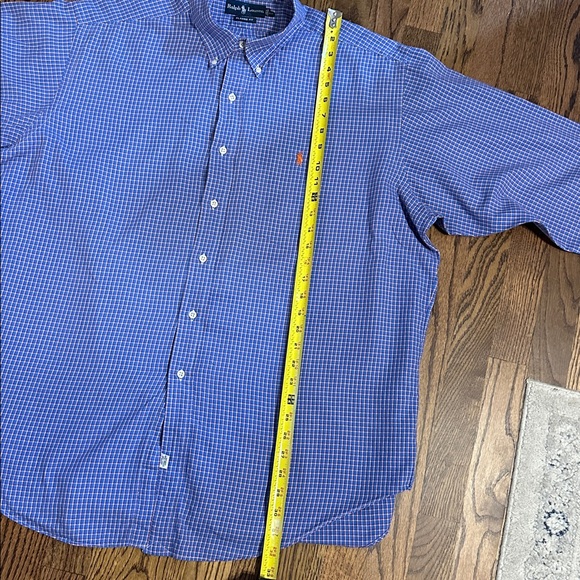 Polo by Ralph Lauren Men's Blue Gingham Shirt XL - Picture 5 of 6